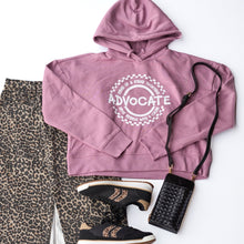Load image into Gallery viewer, Advocate. Stand Up & Stand Together. Women's Boxy Hoodie ~ SALE