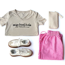 Load image into Gallery viewer, raise kind kids. Women's V-neck