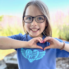 Load image into Gallery viewer, I love someone RARE Youth Garment-Dyed Tee