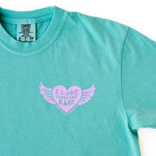 Load image into Gallery viewer, I love someone RARE Women's Garment-Dyed Boxy Crew