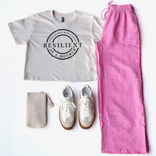 Load image into Gallery viewer, Resilient as a Mother. Boxy Tee ~ Bone