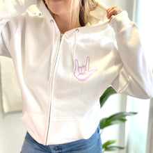 Load image into Gallery viewer, More Kindness Changes Everything. Zip hoodie