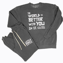 Load image into Gallery viewer, Garment-Dyed Sweatpants ~ Pepper