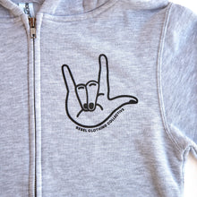 Load image into Gallery viewer, I Love You Sign. Youth Zip Hoodies
