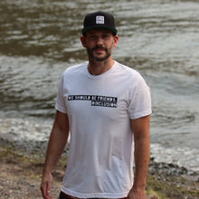 Load image into Gallery viewer, We Should Be Friends. #Inclusion Adult Crew- White ~ SALE