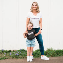 Load image into Gallery viewer, raise them kind Women's V-neck - White