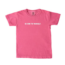 Load image into Gallery viewer, Be Kind to Yourself. Youth Garment-Dyed Tees
