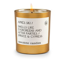 Load image into Gallery viewer, Apres Ski (Spruce &amp; Cypress) Gold Tumbler Candle

