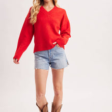 Load image into Gallery viewer, V-neck Knit Sweater
