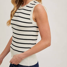 Load image into Gallery viewer, Striped Tank ~ Cocoa
