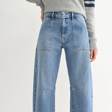 Load image into Gallery viewer, Utility Seamed Barrel Jean by Just Black Denim
