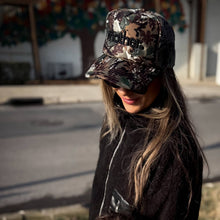Load image into Gallery viewer, "mother." Embroidered Trucker Hat - Tree Camo
