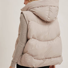 Load image into Gallery viewer, Puffer Hooded Vest ~ SALE
