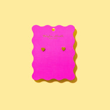 Load image into Gallery viewer, Stud Earrings - Gold-Plated Hearts - Annie
