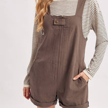 Load image into Gallery viewer, Zipper Front Shortalls
