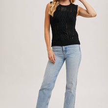 Load image into Gallery viewer, Open Knit Sweater Tank
