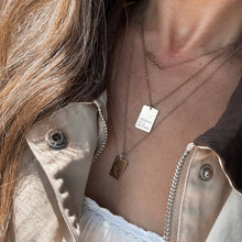 Load image into Gallery viewer, Strong as a mother® Gold Tag Necklace
