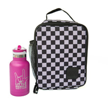Load image into Gallery viewer, Grey+Black Checker Lunchbox
