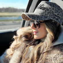Load image into Gallery viewer, Strong as a mother® Canvas Hat - Leopard
