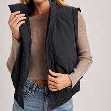 Load image into Gallery viewer, Bomber Puffer Vest ~ SALE
