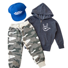 Load image into Gallery viewer, I LOVE YOU sign. Toddler Zip Hoodies
