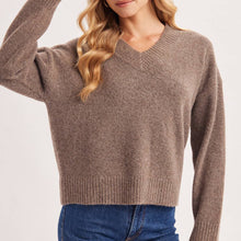 Load image into Gallery viewer, V-neck Knit Sweater

