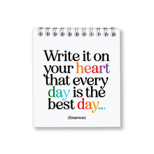 Load image into Gallery viewer, Spiral Notepad - Write It On Heart (Emerson)
