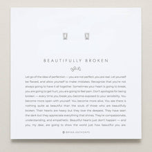 Load image into Gallery viewer, Beautifully Broken Baguette Stud Earrings
