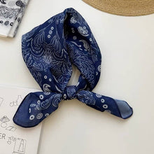 Load image into Gallery viewer, Retro Cashew Print Lightweight Silk Scarf
