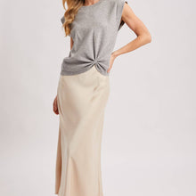 Load image into Gallery viewer, Twist Knot Cap Sleeve Sweater
