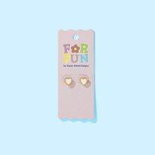 Load image into Gallery viewer, Stud Earrings - Opal Hearts - Cammie
