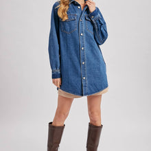 Load image into Gallery viewer, Denim Button Down Shirt Dress (also a shacket!)
