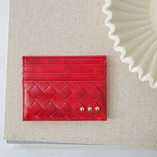 Load image into Gallery viewer, Mariah Woven Small Card Holder Wallet
