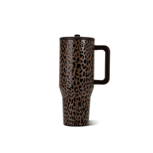Load image into Gallery viewer, Brown Leopard HydroJug 32 oz Traveler Tumbler

