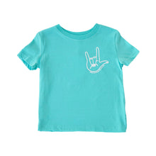 Load image into Gallery viewer, I LOVE YOU sign. Baby Tees
