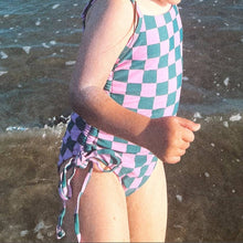 Load image into Gallery viewer, Pink Punch Checkered One Piece (baby + toddler)
