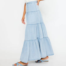 Load image into Gallery viewer, denim maxi skirt
