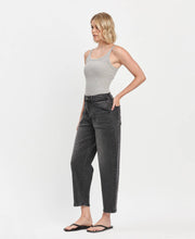 Load image into Gallery viewer, Super High Rise Panel Barrel Jeans ~ Flying Monkey
