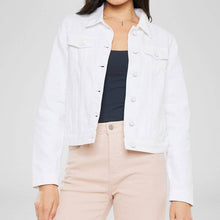 Load image into Gallery viewer, White Denim Jacket
