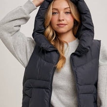 Load image into Gallery viewer, Puffer Hooded Vest ~ SALE
