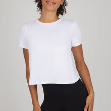 Load image into Gallery viewer, Women's Super Soft Short Sleeve Tee with Tulip Back
