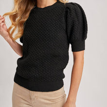 Load image into Gallery viewer, Puff Sleeved Open Knit Sweater
