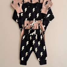 Load image into Gallery viewer, Jogger Set | Black Bolts
