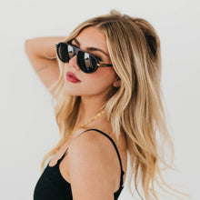 Load image into Gallery viewer, Retro Oval Flat Aviator Sunglasses
