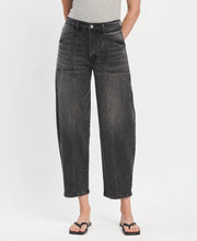 Load image into Gallery viewer, Super High Rise Panel Barrel Jeans ~ Flying Monkey
