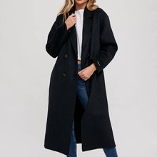 Load image into Gallery viewer, Handmade Double Breasted Longline Coat
