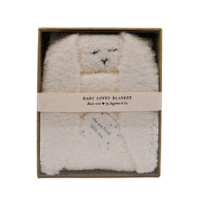 Load image into Gallery viewer, "You are loved, little one." Bunny Baby Lovey Blanket
