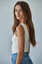 Load image into Gallery viewer, Double Layered Seamless U-V Neck Sleeveless Bodysuit
