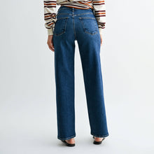 Load image into Gallery viewer, Classic Mid Rise Straight - Just Black Denim Dark Denim
