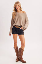 Load image into Gallery viewer, Oversized Batwing Knit Sweater

